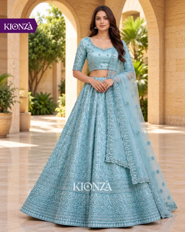 Ladies Semi Tussar Lehenga