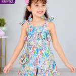Girls Western Jeans Set