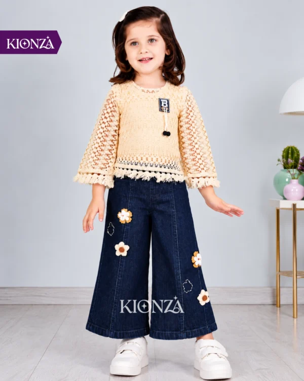 Girls Western Palazzo Set
